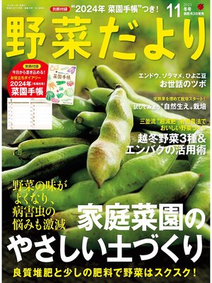 cover image of 野菜だより2023年11月号